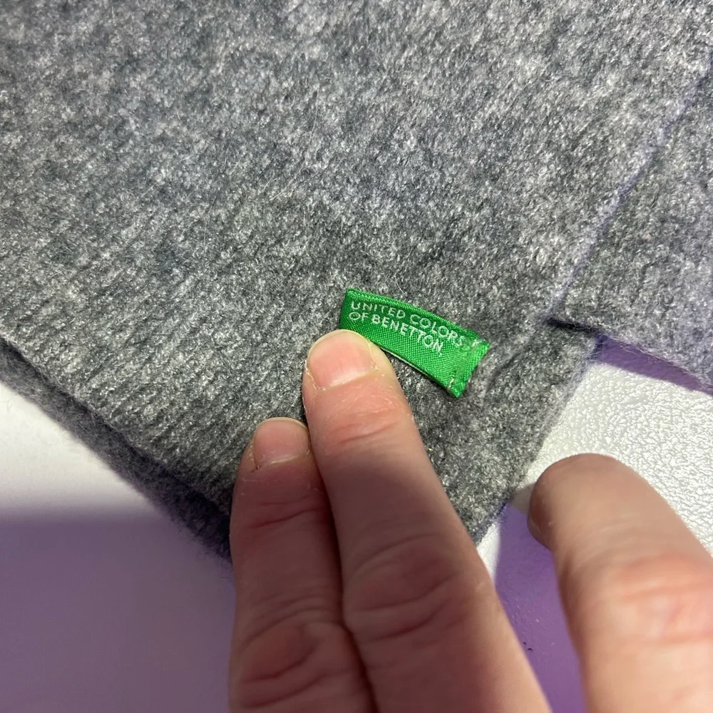 Gray Wool‎ Scarf